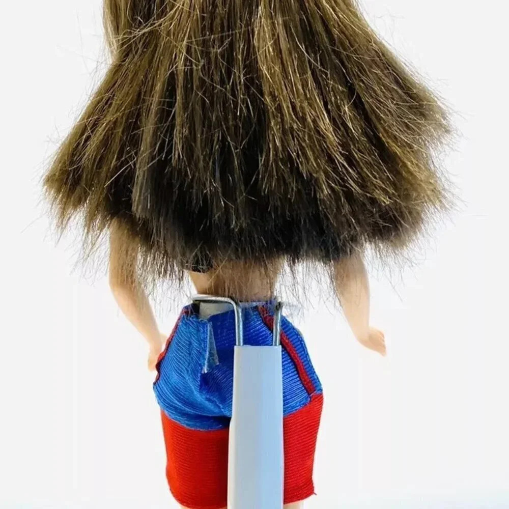 MATTEL BARBIE Doll Brunette Hair Brown Eyes Lifeguard 2 Piece Outfit 12" Tall - Picture 5 of 13